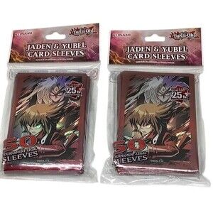 YiGiOh Jaden Yubel Card Sleeves 100 Lot 2 Konami Tournament Legal Sz NEW